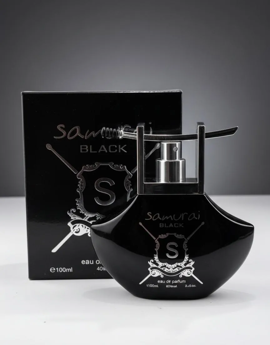 Samurai Black Perfume for Men 100ml Sweat Resistant Long Lasting