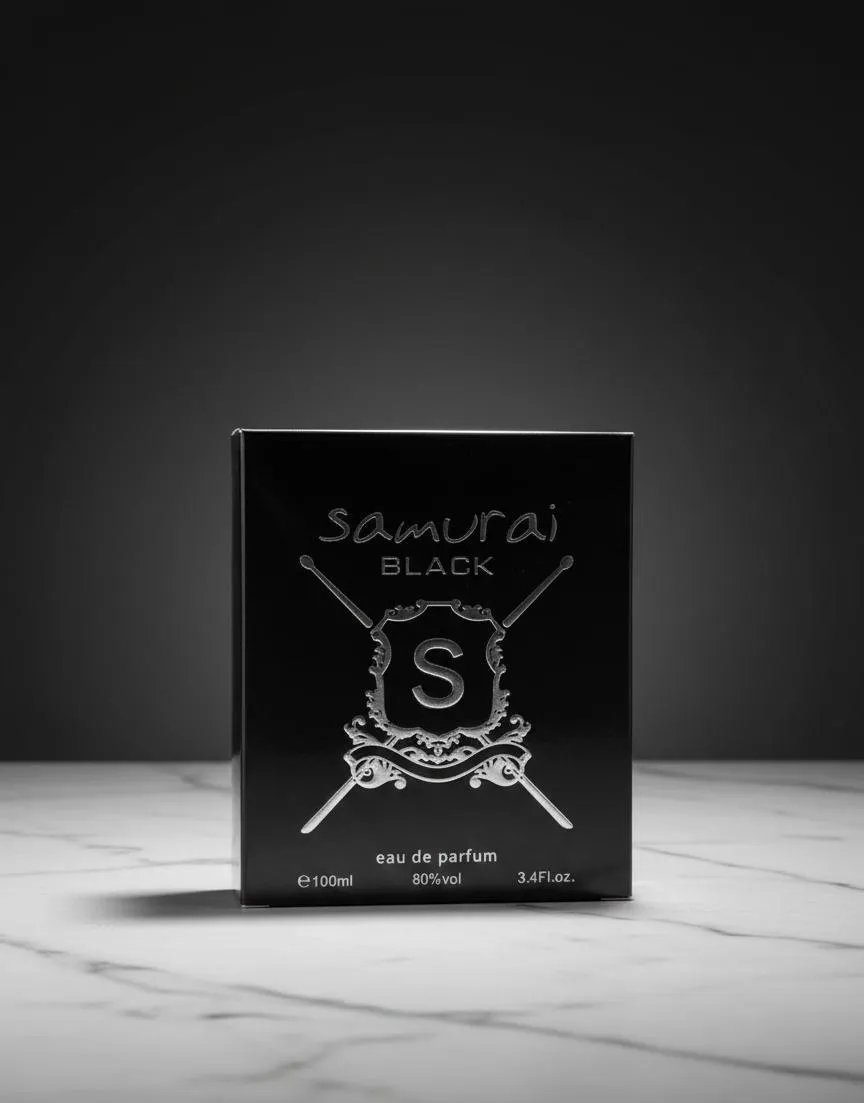 Samurai Black Perfume for Men 100ml Sweat Resistant Long Lasting